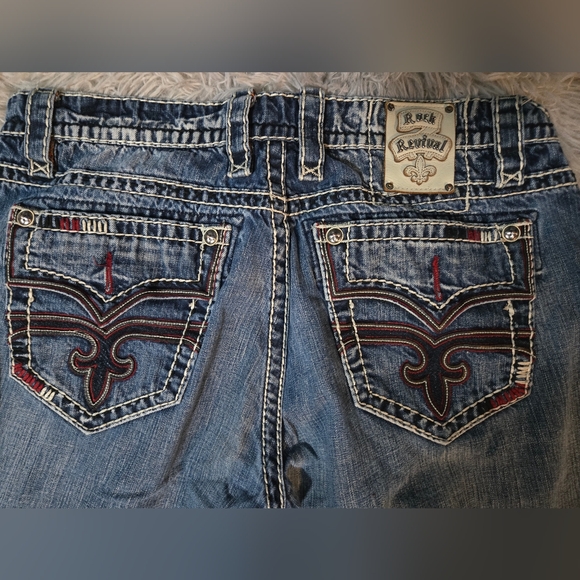 Mens 38×34 ROCK RIVIVAL Jeans - Picture 3 of 5